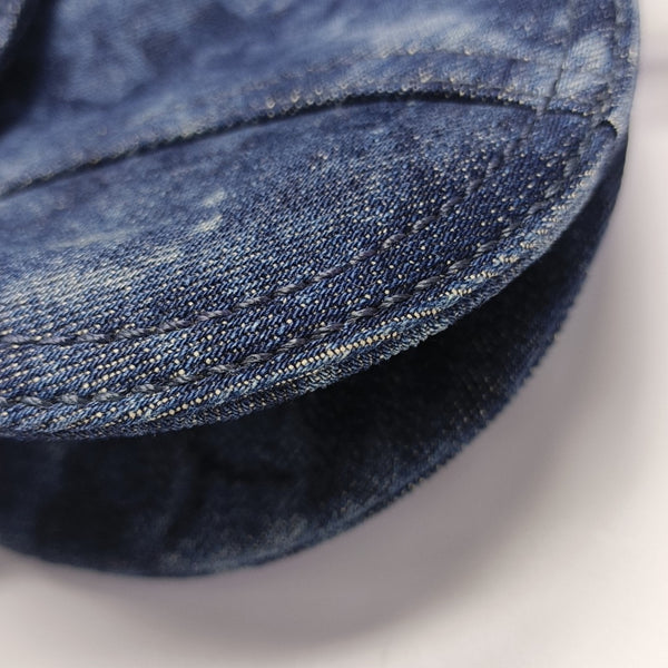 Saddle Medium Canvas Blue