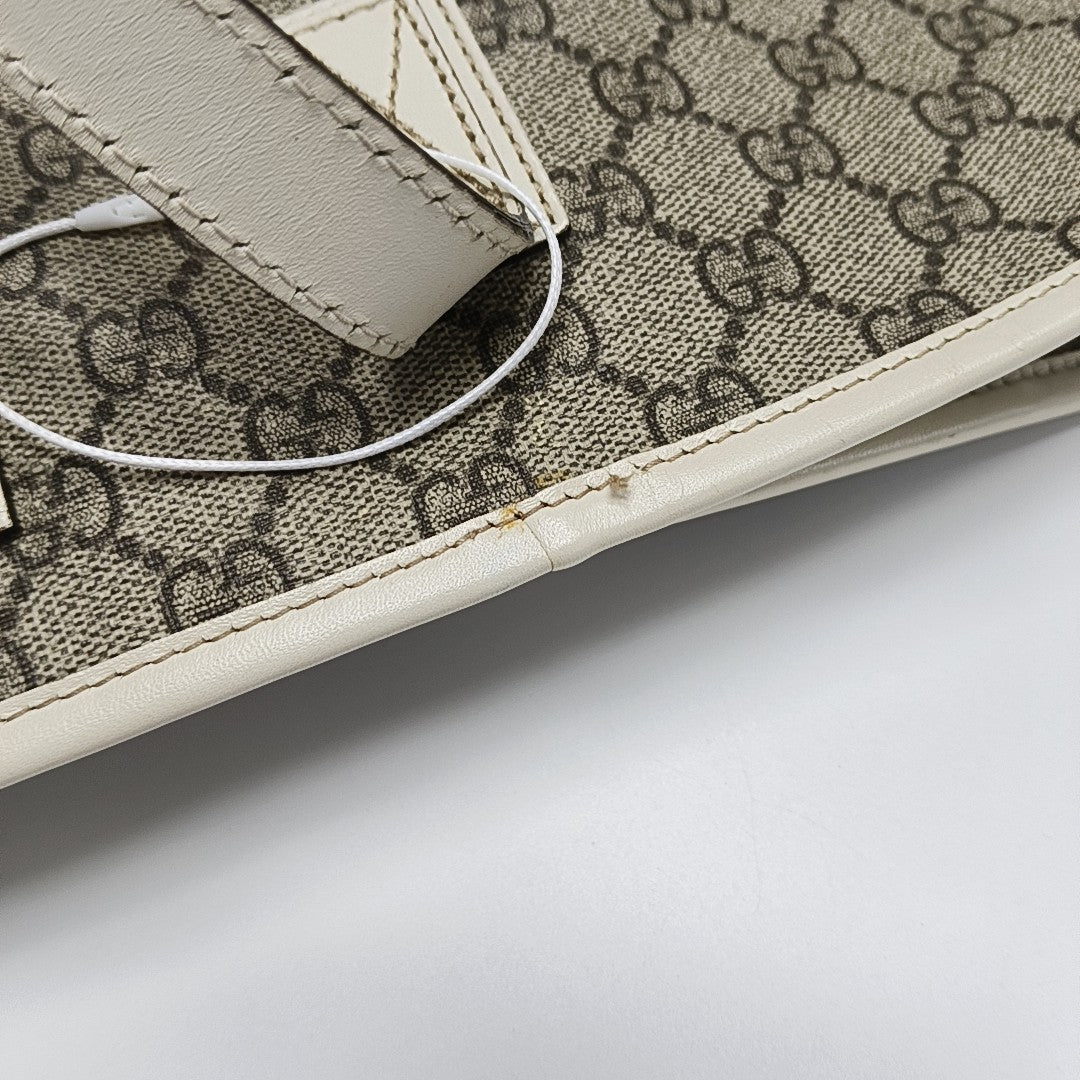 GG Imprime Monogram Coated Canvas Beige