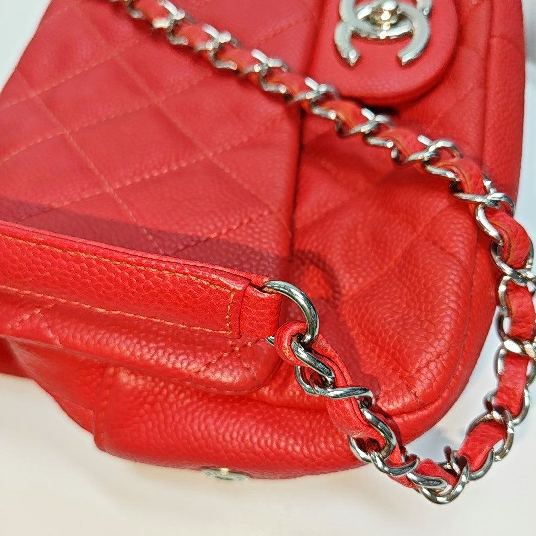 Quilted Grained Calfskin Pink