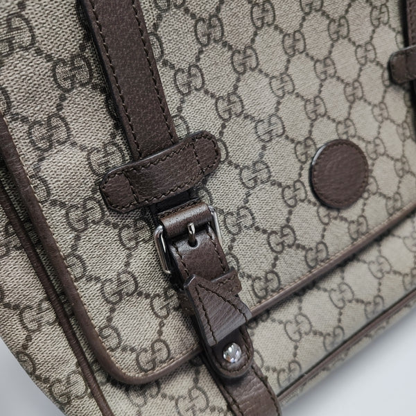 Monogram Coated Canvas Brown