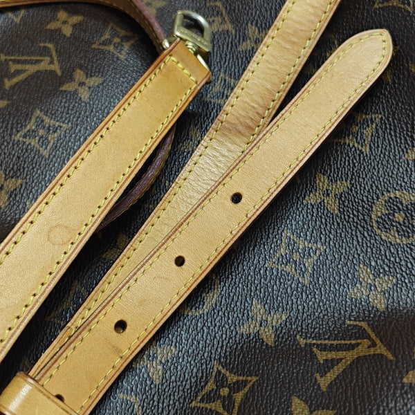 ODEON GM Monogram Coated Canvas Brown