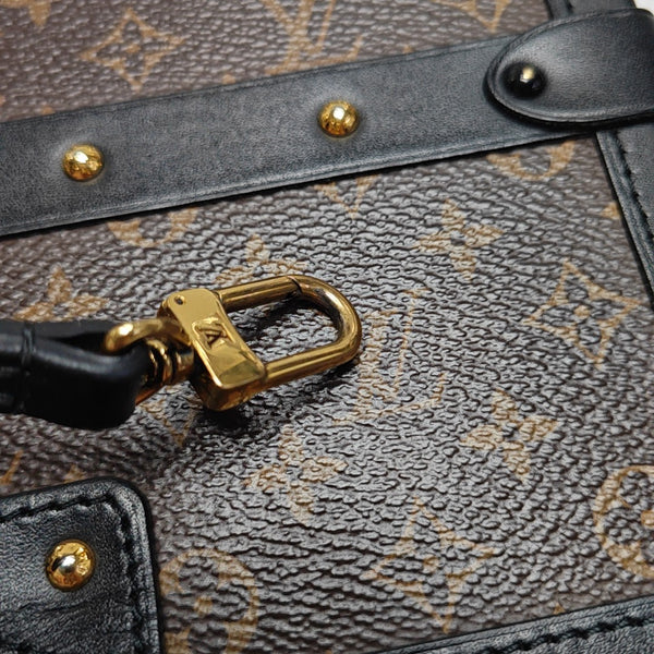 PETITE MALLE Monogram Coated Canvas Brown