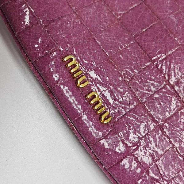 Calfskin Shoulder Bag Purple