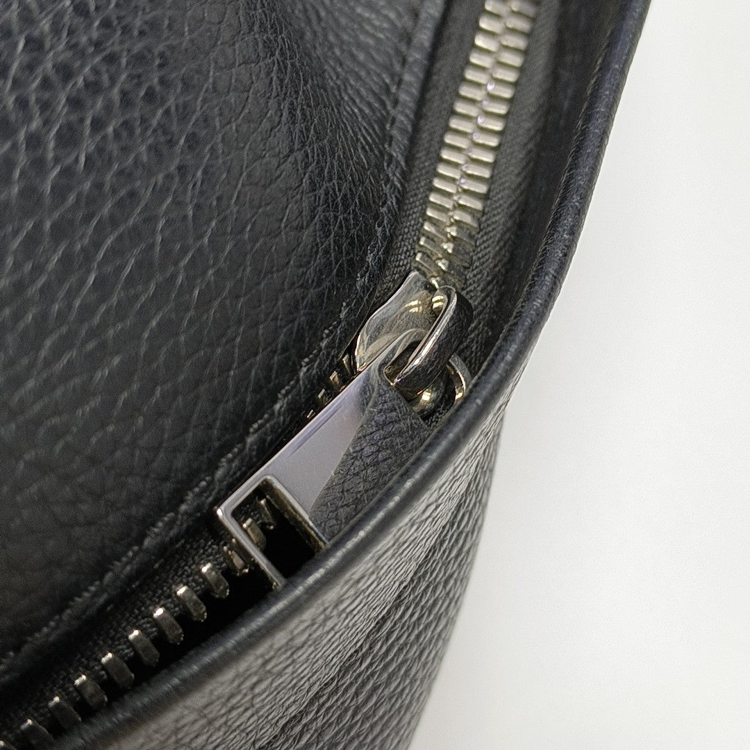 Calfskin Backpack Black