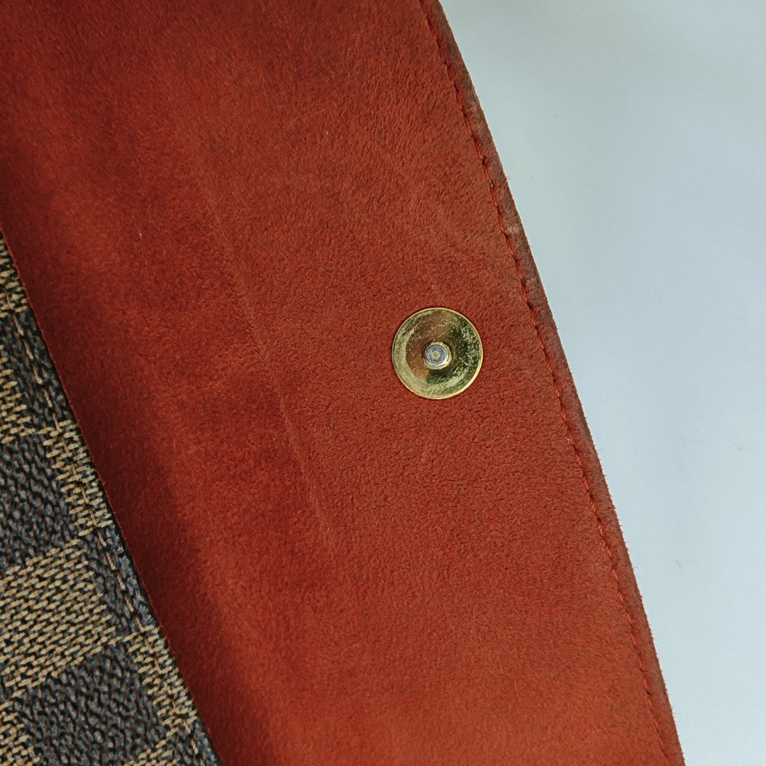 RECOLETA Damier Ebene Coated Canvas Brown