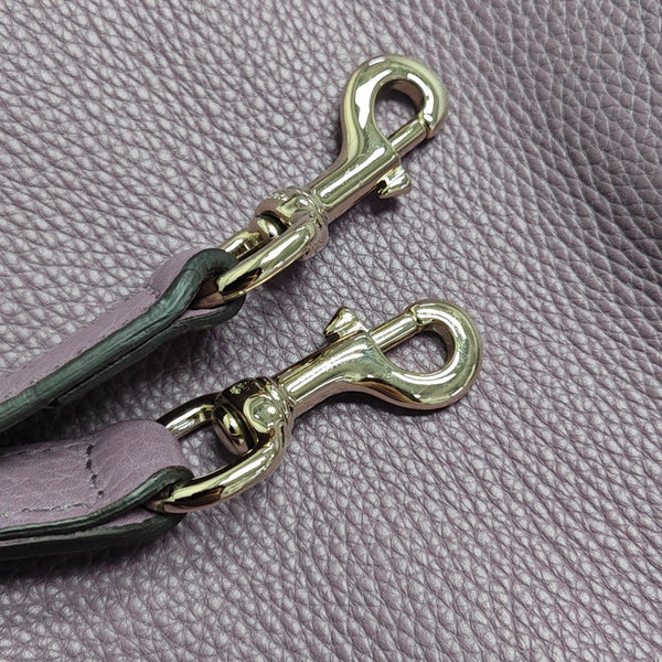 Calfskin Shoulder Bag Purple