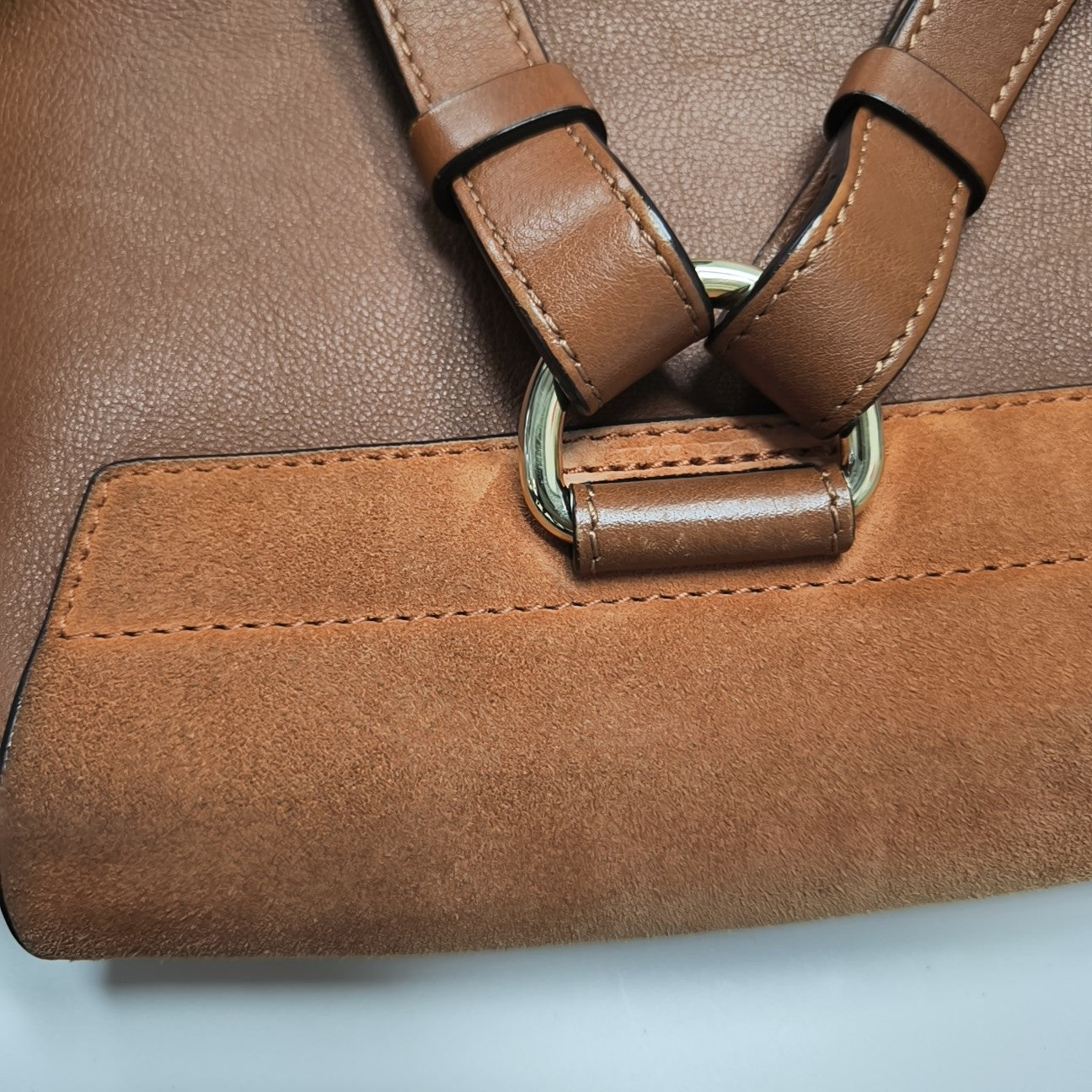 Faye Small Calfskin Brown