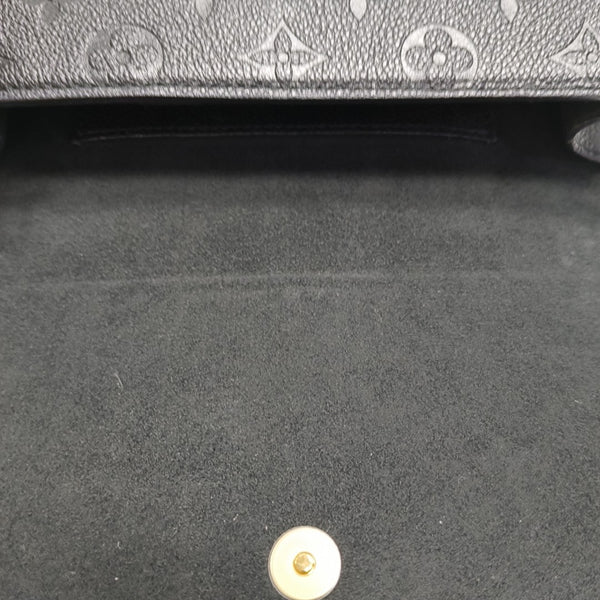 Lily Monogram Calfskin Black