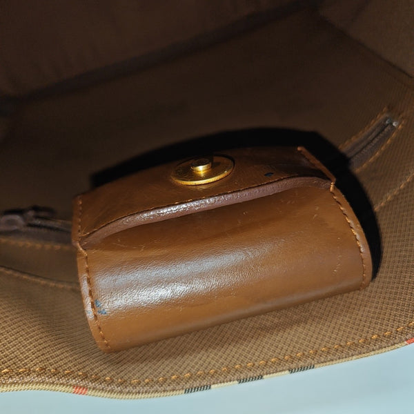 Canvas Shoulder Bag Beige