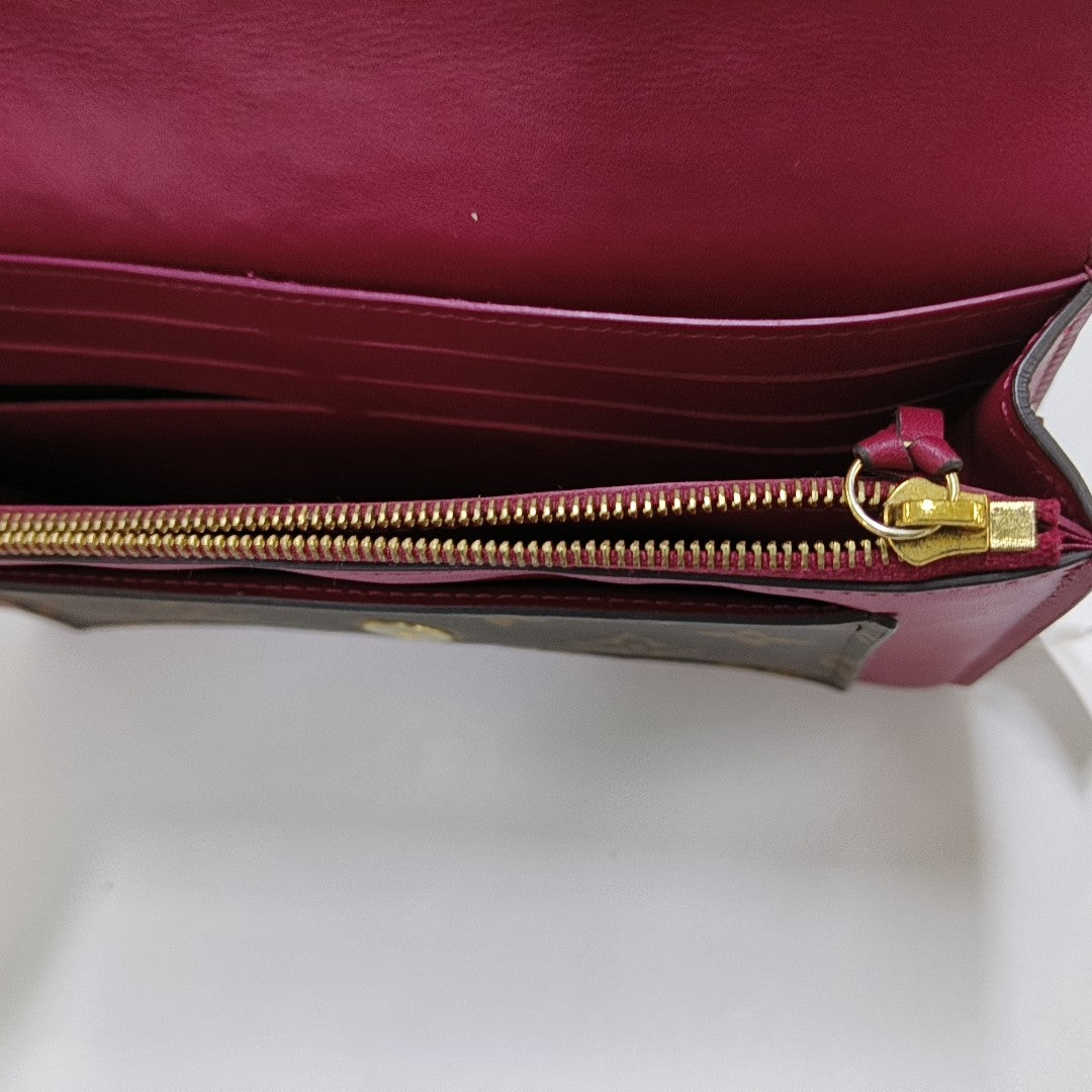 FLORE Monogram Coated Canvas Brown