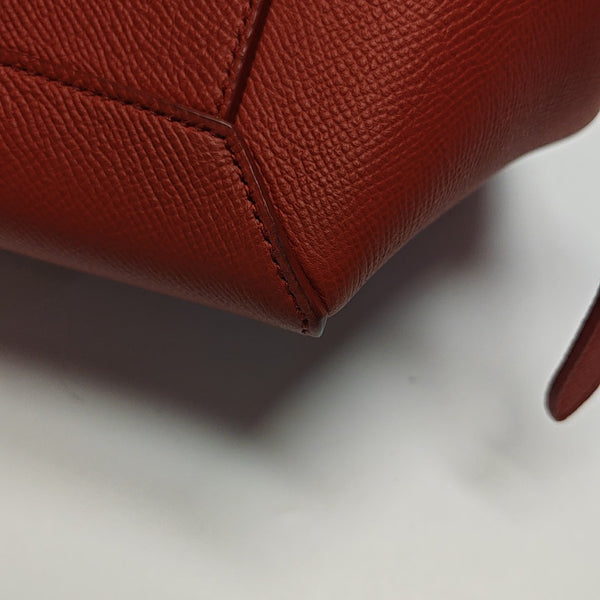 BELT Micro Calfskin Red
