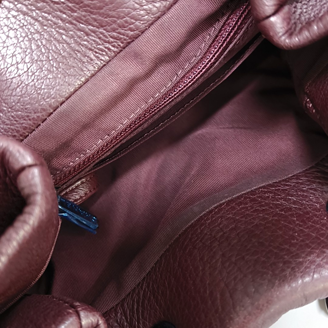 Chevron, Quilted Grained Calfskin Red