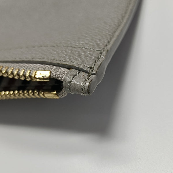 Calfskin Clutch Gray