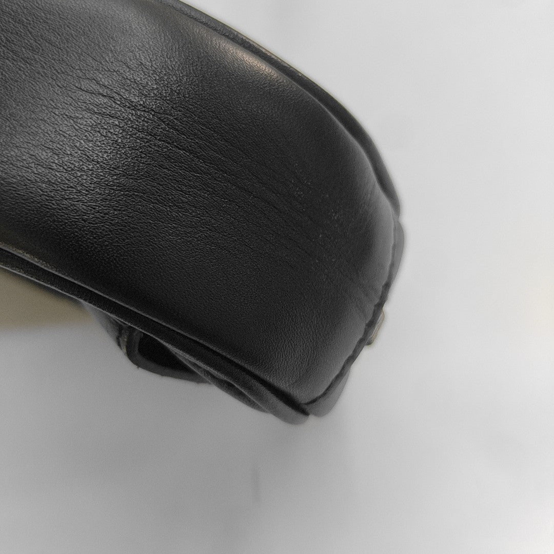 GG Marmont Super Mini Quilted Calfskin Black