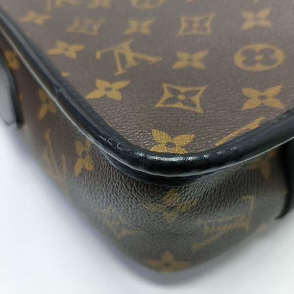 S LOCK PM Monogram Coated Canvas Brown