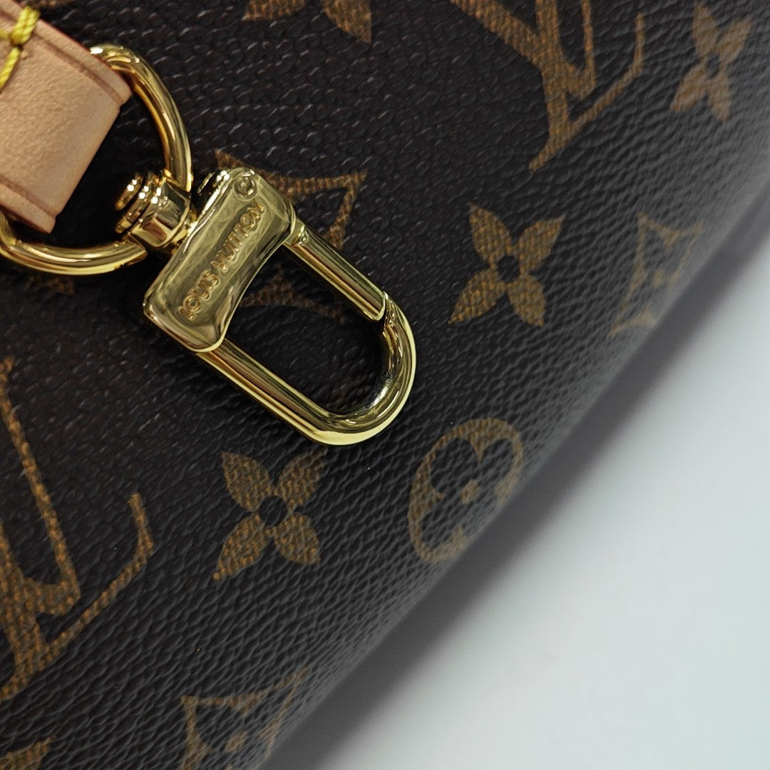 SPEEDY 20 Monogram Coated Canvas Brown