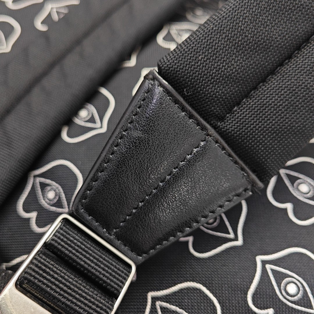 Nylon Backpack Medium Black