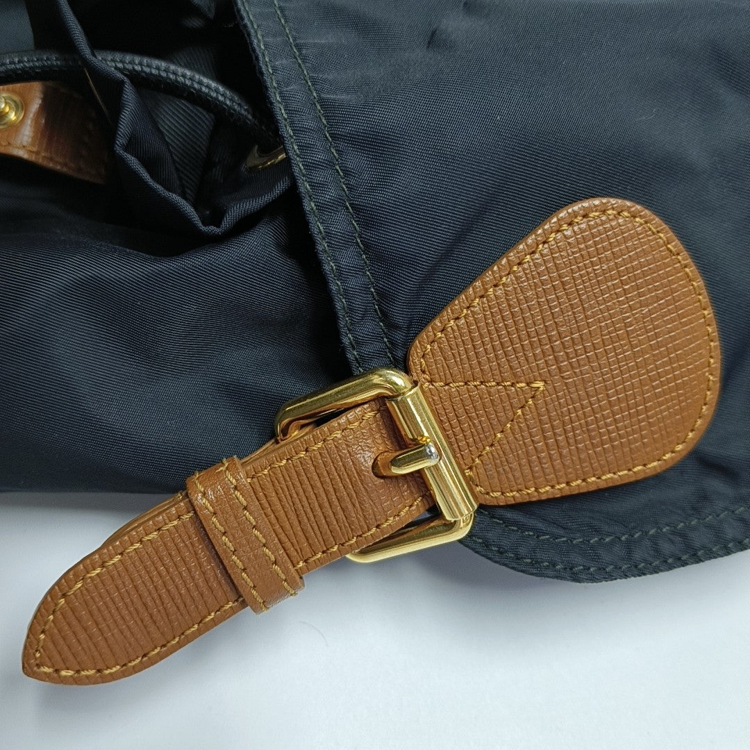 The Rucksack Large Nylon Black