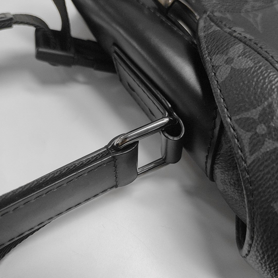 VOYAGER PM Monogram Coated Canvas Black