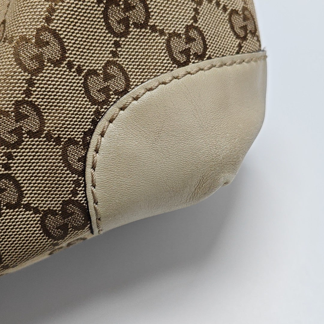 Sukey Monogram Canvas Beige