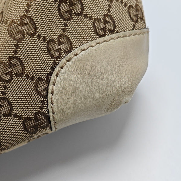 Sukey Monogram Canvas Beige