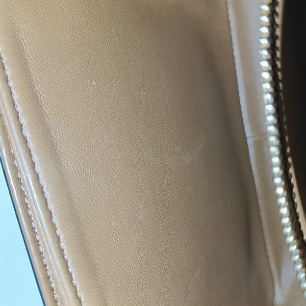 TRIOMPHE Small Coated Canvas Brown