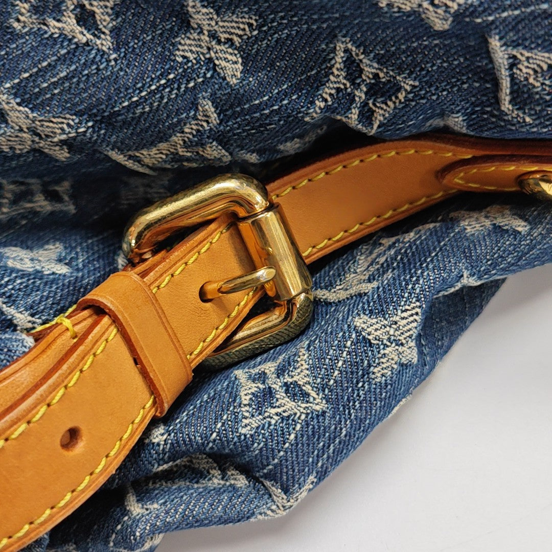 NEO CABBY GM Monogram Denim Blue