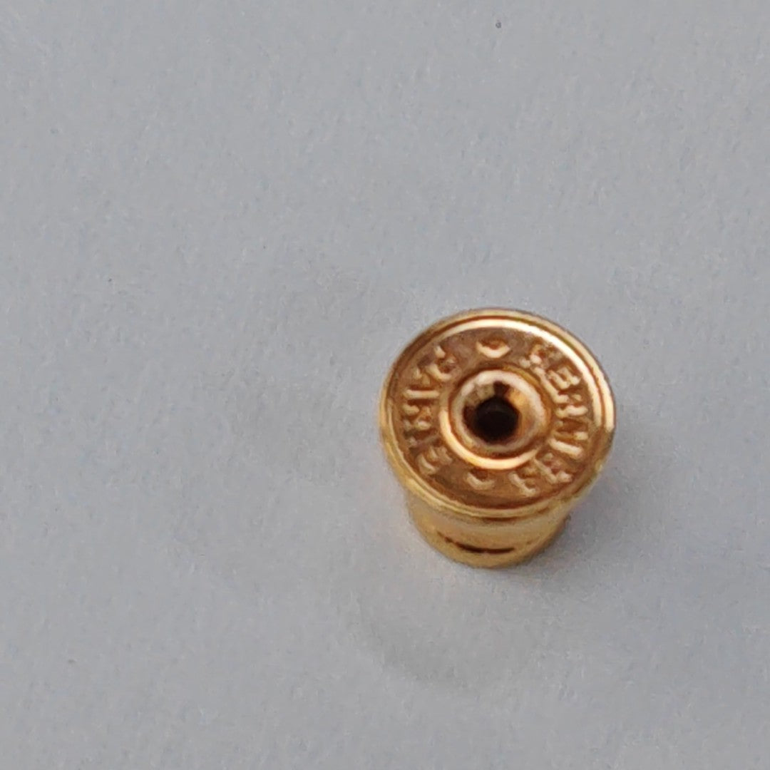 Pop H Metal Rose Gold Stud Earrings