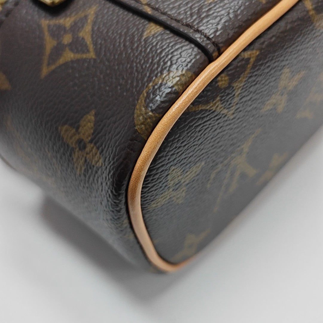 NICE Super Mini Monogram Coated Canvas Brown