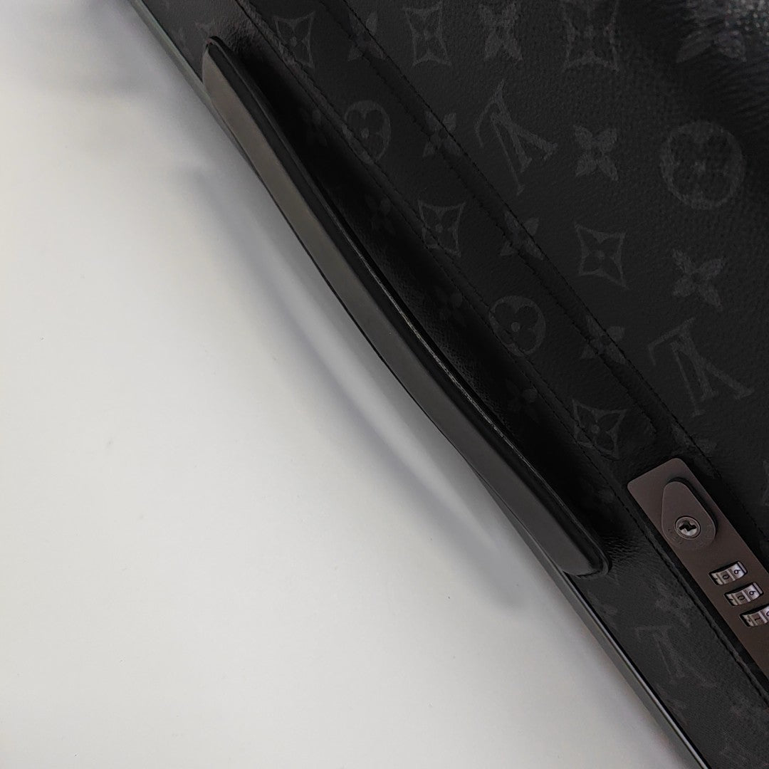 HORIZON 55 Monogram Coated Canvas Gray