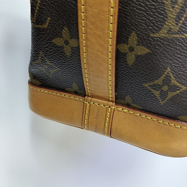 NOÉ BB Monogram Coated Canvas Brown