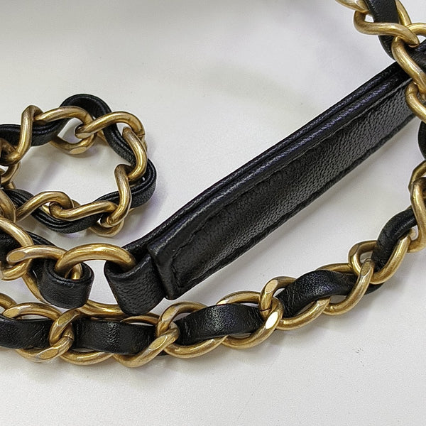 Quilted Lambskin Mini Black