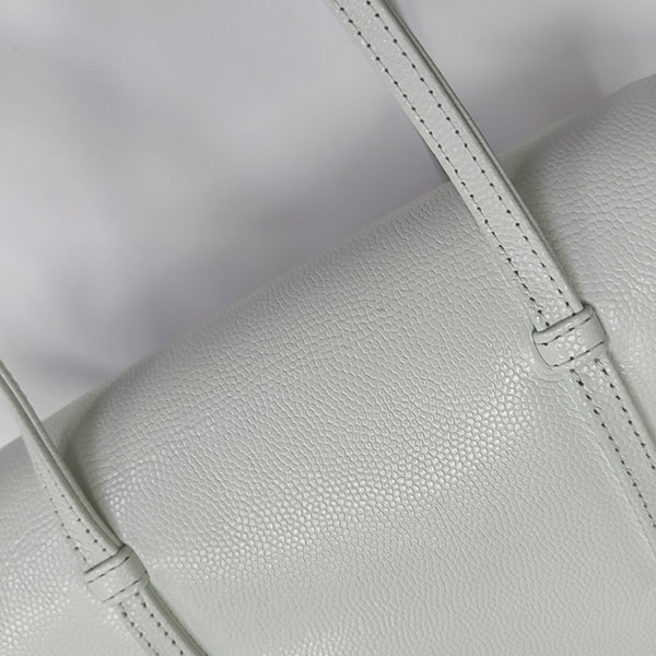 Grained Calfskin Shoulder Bag Mini Green