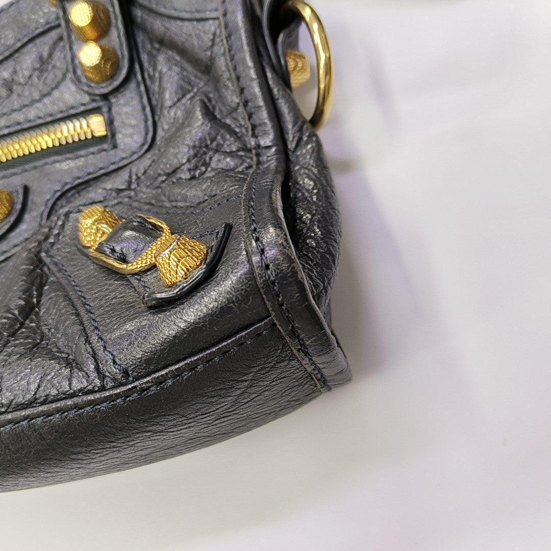 Classic City Mini Lambskin Gray