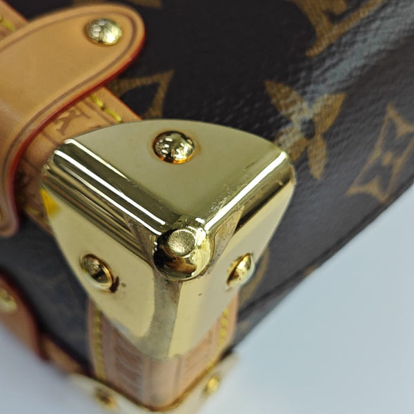SIDE TRUNK PM Monogram Coated Canvas Brown