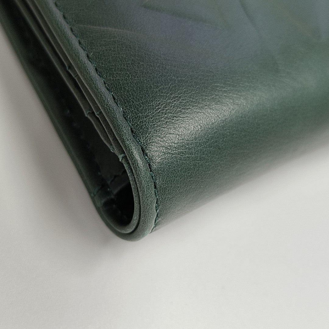 Leather Wallet Green