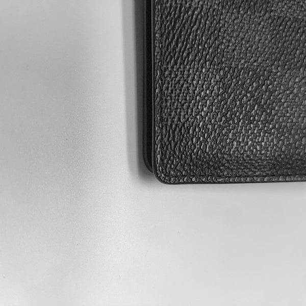 AMERIGO Damier Graphite Coated Canvas Gray Wallet