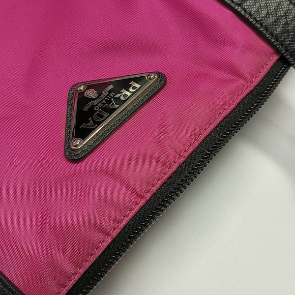 Nylon Shoulder Bag Pink