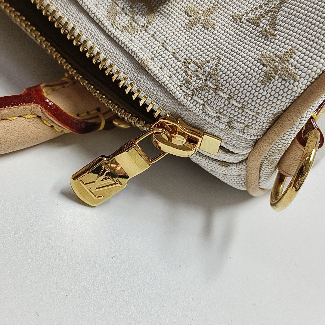 SPEEDY 20 Monogram Canvas White