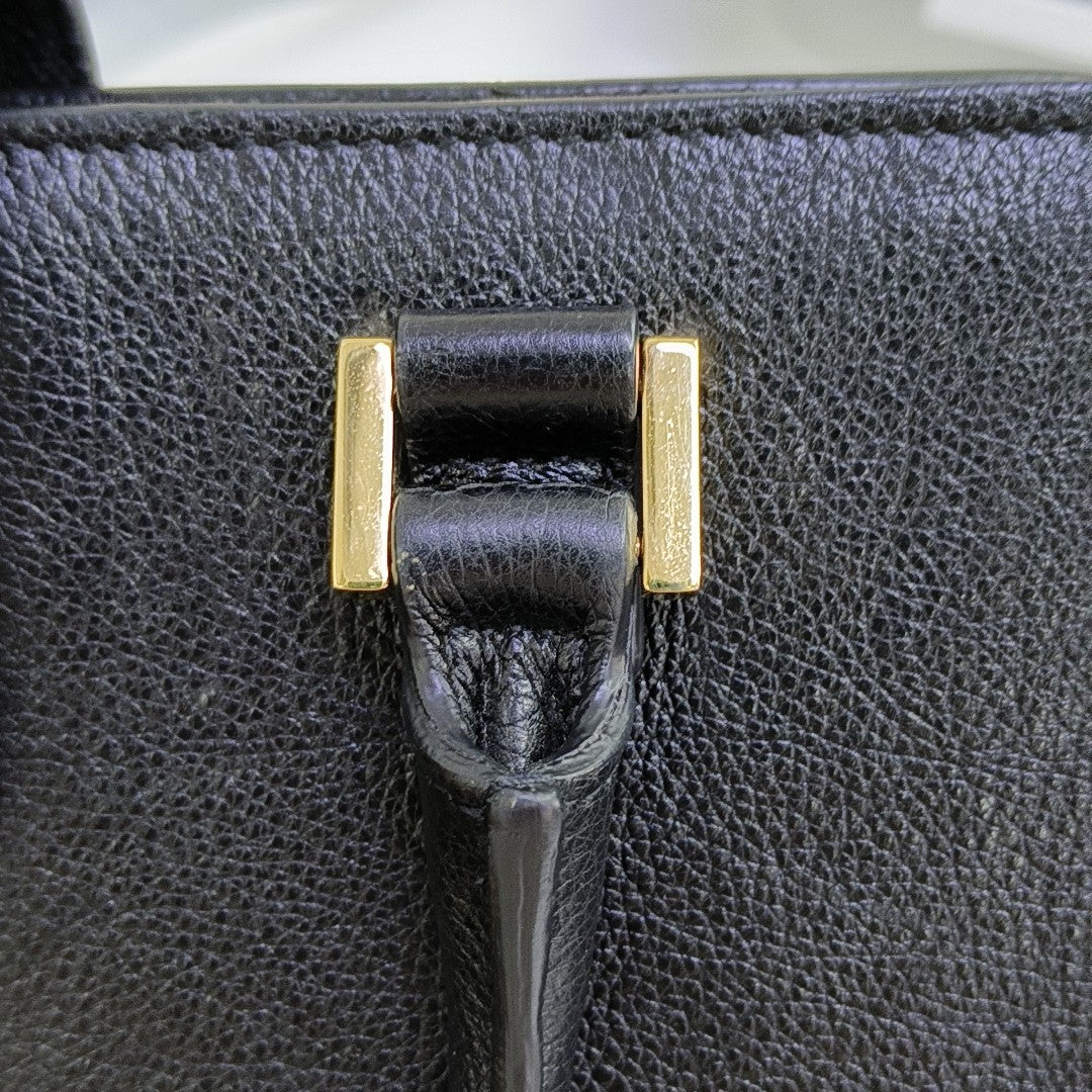 MONOGRAM CABAS Calfskin Black
