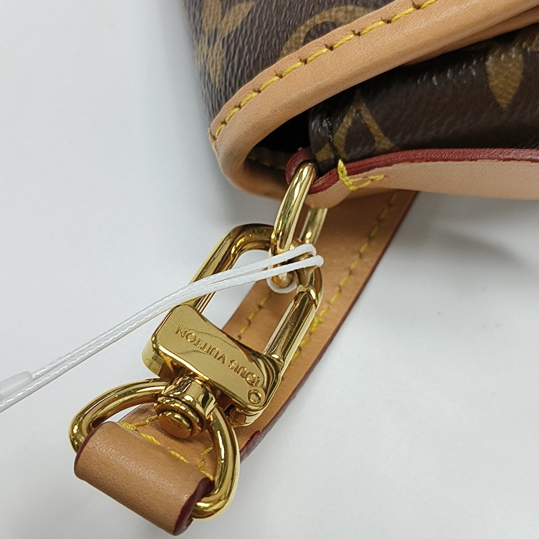 DIANE Monogram Coated Canvas Brown