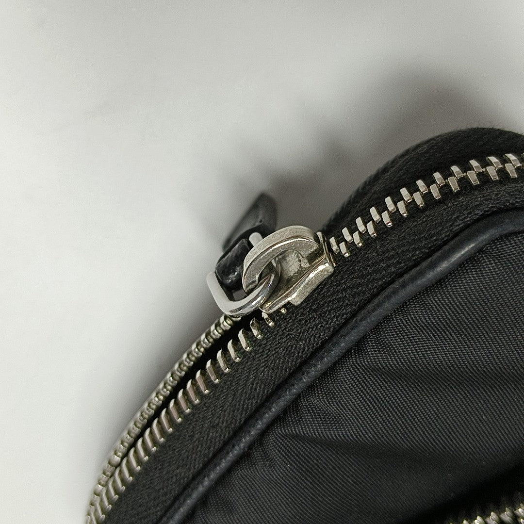 Nylon Shoulder Bag Black