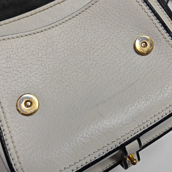 Calfskin Shoulder Bag White