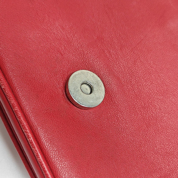 Mini Bag Quilted Lambskin Red