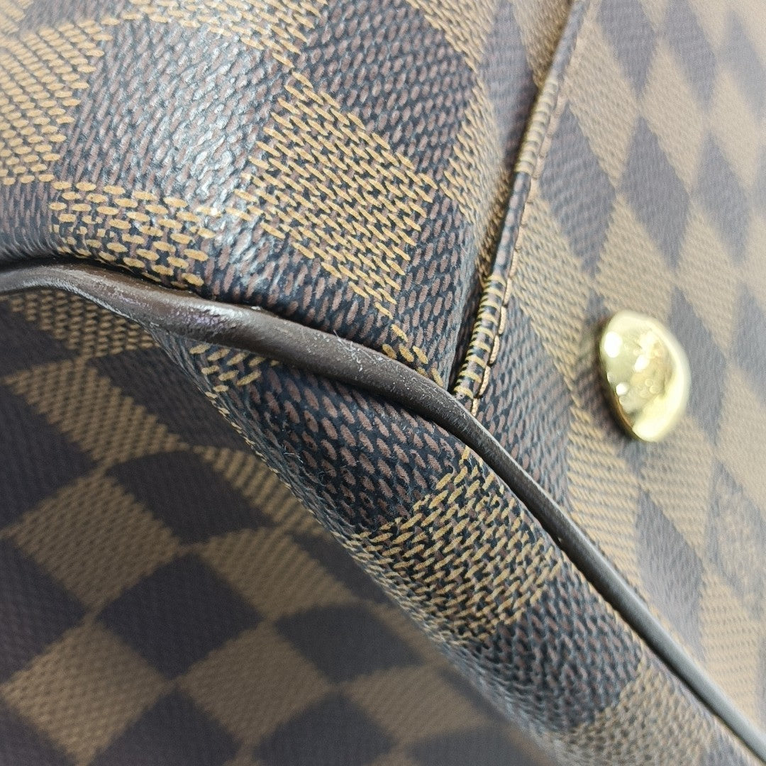 TREVI GM Damier Ebene Coated Canvas Brown