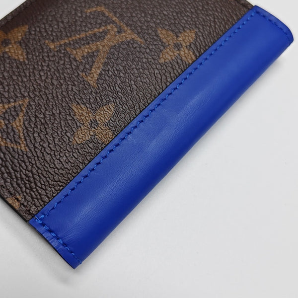 Monogram Coated Canvas Card Holder Brown