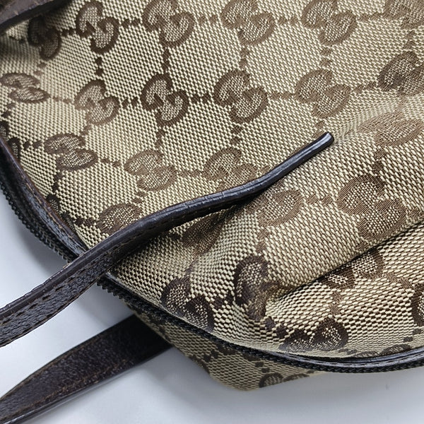 Monogram Canvas Top Handle Bag Brown