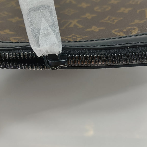 TRIO Monogram Calfskin Brown