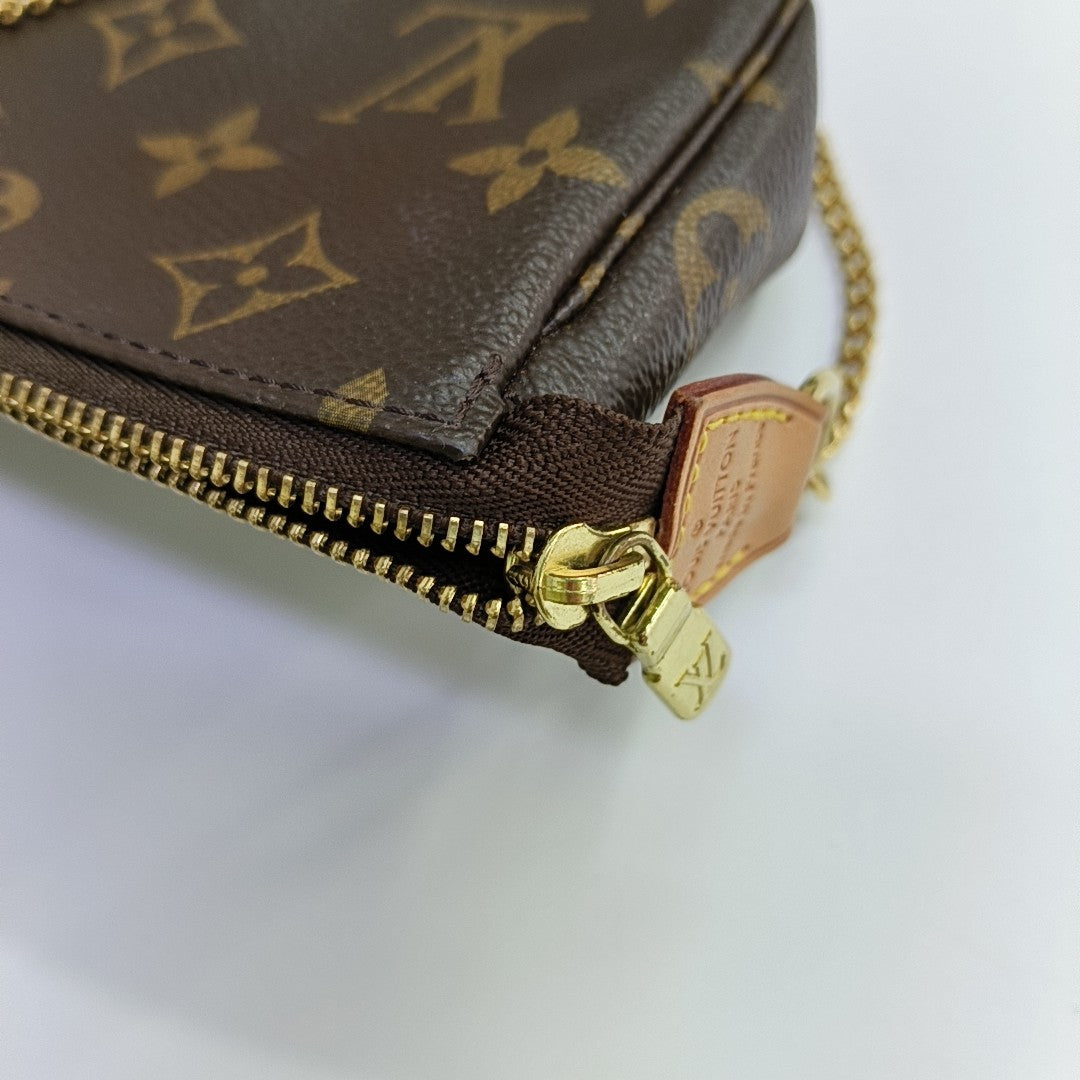 ACCESSOIRES Mini Monogram Coated Canvas Brown
