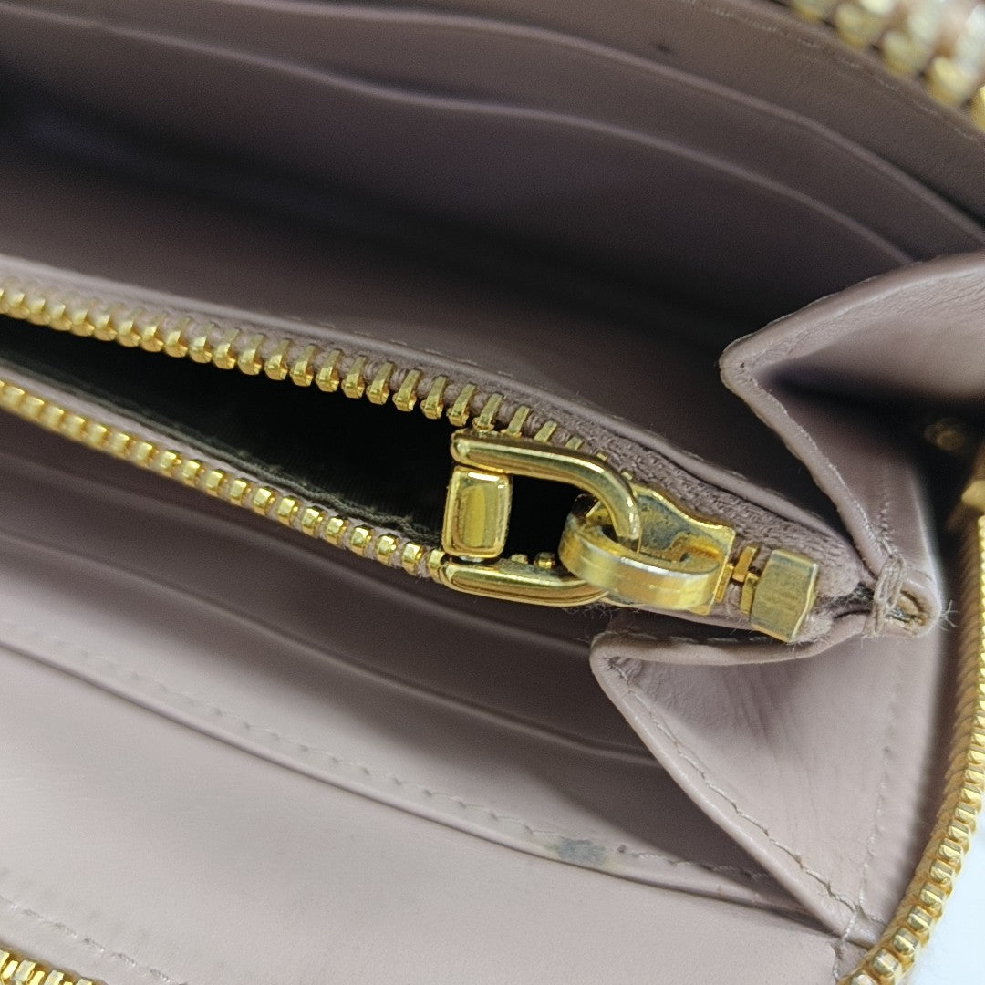 Leather Wallet Pink